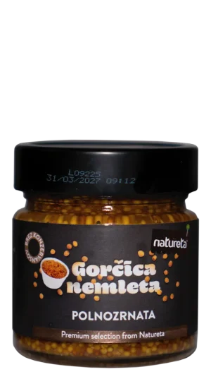 Mostaza en grano Natureta. Gorčica nemleta polnozrnata